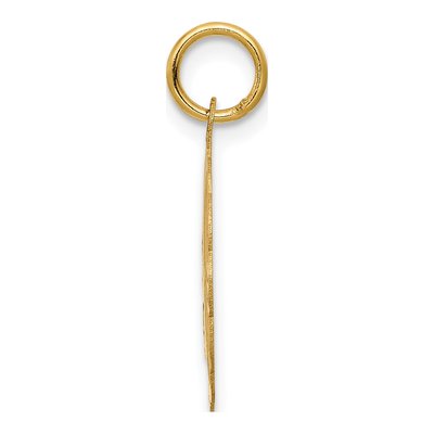 14K Yellow Gold Happy Birthday Cake Disc Charm – view 3
