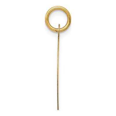 14K Yellow Gold Happy Birthday Disc Charm – view 3