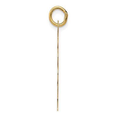 14K Yellow Gold Happy Birthday Disc Charm – view 3