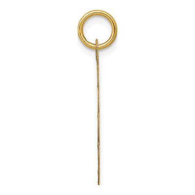 14K Yellow Gold Happy Birthday Cake Disc Charm – view 3