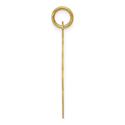 14K Yellow Gold Happy Birthday Disc Charm – view 3