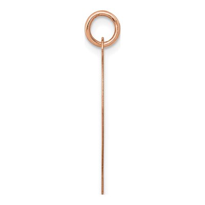 14K Rose Gold Heart Disc Pendant – view 3