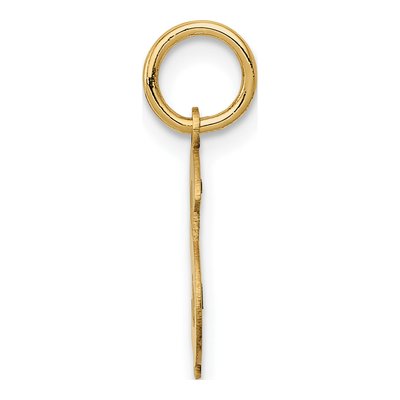 14K Yellow Gold Dollar Sign Pendant – view 3