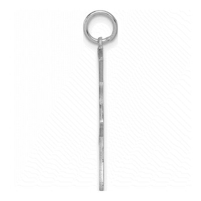 14K White Gold Ballerina Charm – view 3