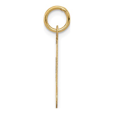 14K Yellow Gold Musical Note Pendant – view 3
