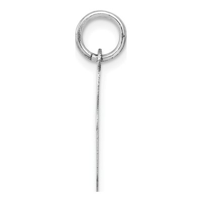 14K White Gold Musical Note Pendant – view 3