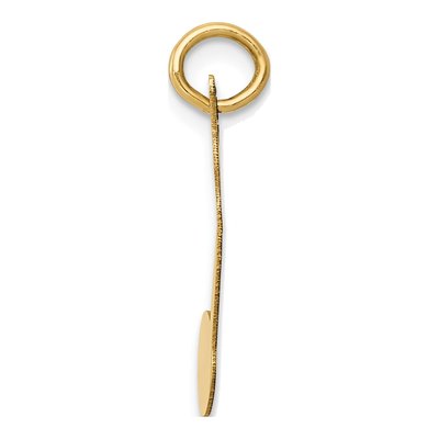 14K Yellow Gold Musical Note Pendant – view 3