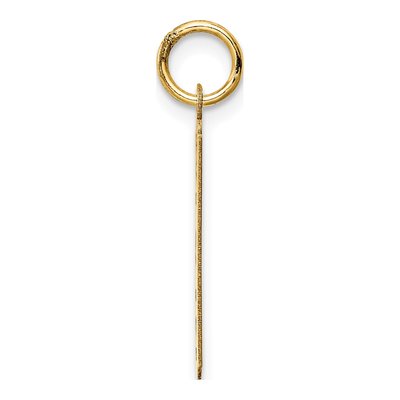 14K Yellow Gold Razor Blade Pendant – view 3