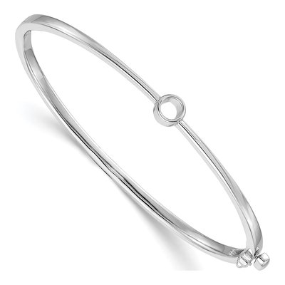 14K Yellow Gold Bangle Bracelet Mounting
