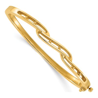 14K Yellow Gold 1 ct tw Diamond Bangle Bangle Mounting