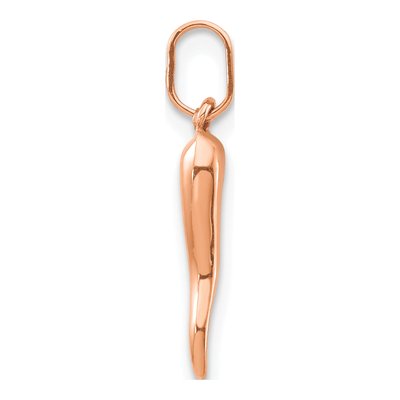 14K Rose Gold Horn Charm – view 2