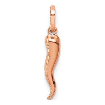14K Rose Gold Horn Charm – view 3
