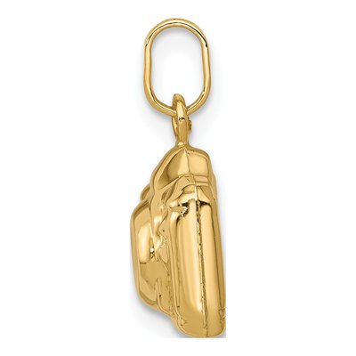 14K Yellow Gold 3-D Camera Pendant – view 3