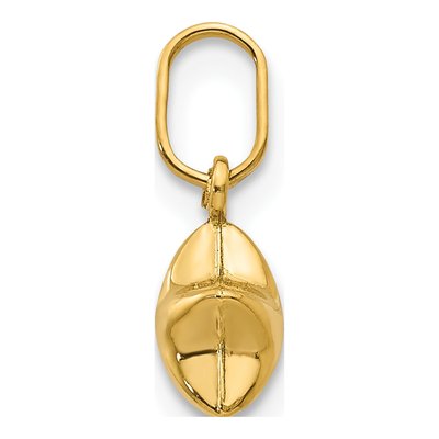 14K Yellow Gold Puffed Star Pendant – view 3