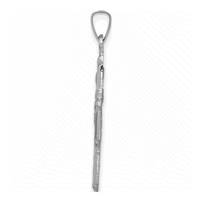 14K White Gold Four-Way Medal Pendant – view 3
