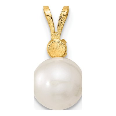 14K Gold Freshwater Pearl & Sapphire Earring Set – view 4