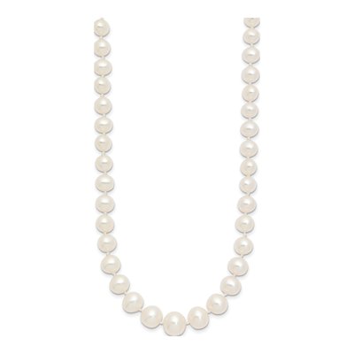 14K Yellow Gold Freshwater Cultured Pearl Graduated Necklace – view 3