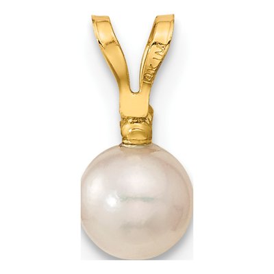14K Gold Akoya Pearl & Diamond Earring Set – view 4