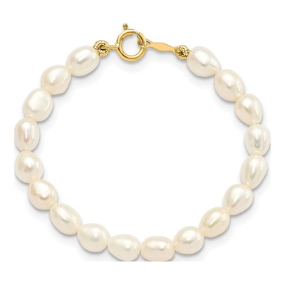 14K Gold Freshwater Pearl 3-Piece Jewelry Set – view 8
