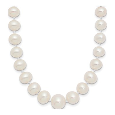 14K Yellow Gold Freshwater Cultured Pearl Graduated Necklace