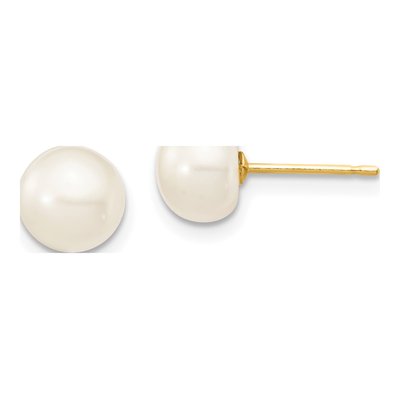 14K Gold Freshwater Pearl Bracelet, Necklace & Earring Set – view 2