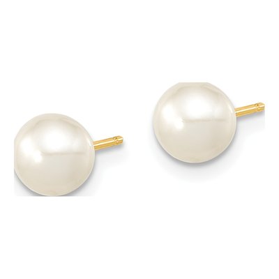 14K Gold Freshwater Pearl Bracelet, Necklace & Earring Set – view 3