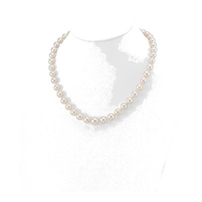 14K Yellow Gold Cultured Pearl 18-Inch Necklace – view 4