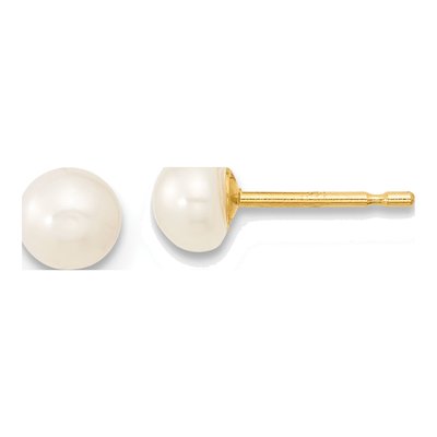 Girls' 14K Gold Pearl Pendant, Bracelet & Earring Set – view 2