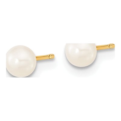 Girls' 14K Gold Pearl Pendant, Bracelet & Earring Set – view 4