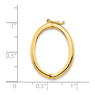 14K Yellow Gold Polished Pearl Shortener – view 4