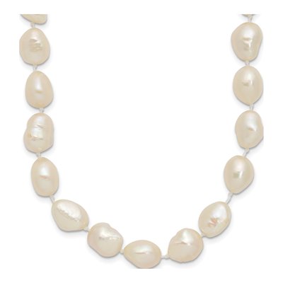 14K Yellow Gold Freshwater Cultured Pearl Baroque Necklace