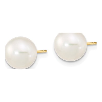 14K Gold Freshwater Pearl Necklace, Bracelet & Earring Set – view 4