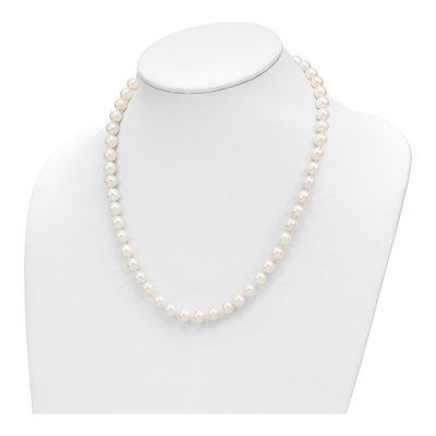 14K Gold Freshwater Pearl Necklace, Bracelet & Earring Set – view 6