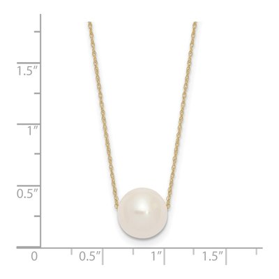 14K Yellow Gold Freshwater Cultured Pearl Rope Necklace – view 4
