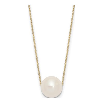 14K Yellow Gold Freshwater Cultured Pearl Rope Necklace