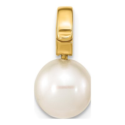 14K Yellow Gold Freshwater Cultured Pearl Hinged Charm – view 4
