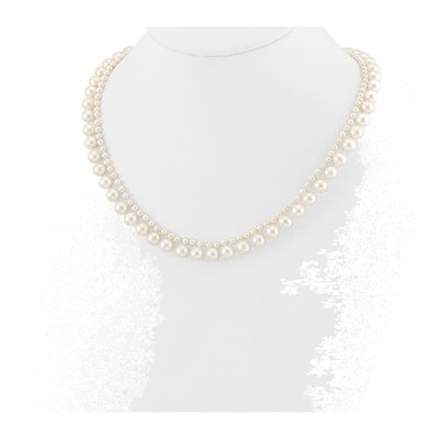 14K Yellow Gold Freshwater Cultured Pearl Two-Strand Necklace – view 2
