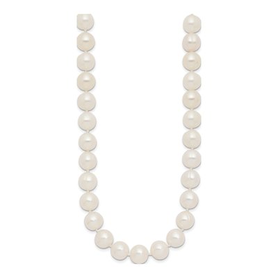14K Yellow Gold Freshwater Cultured Pearl Near-Round Necklace – view 2