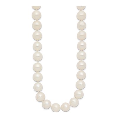 14K Yellow Gold Freshwater Cultured Pearl Near-Round Necklace – view 2