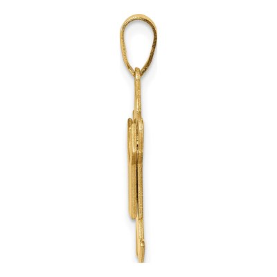 14K Yellow Gold Boy Charm – view 3