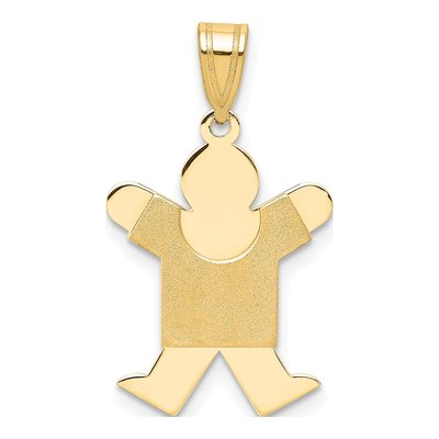 14K Yellow Gold Boy Charm