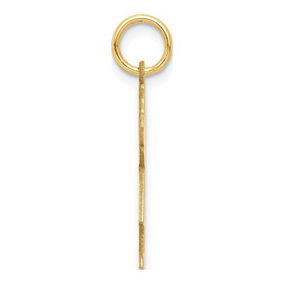 14K Yellow Gold Girl Charm – view 3