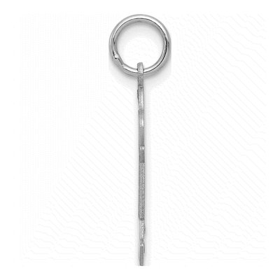 14K White Gold Boy Charm – view 3