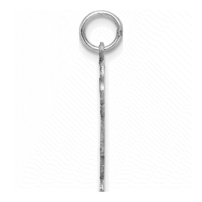 14K White Gold Boy Charm – view 3