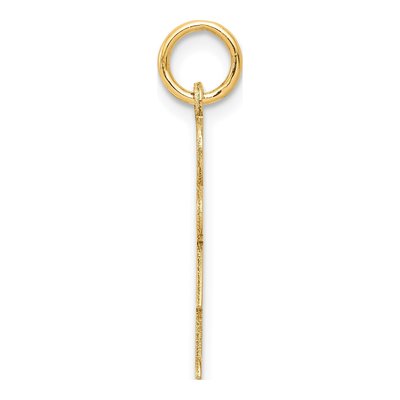 14K Yellow Gold Girl Charm – view 3