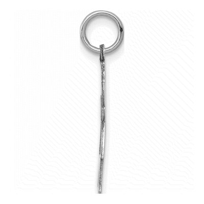 14K White Gold Girl Charm – view 3