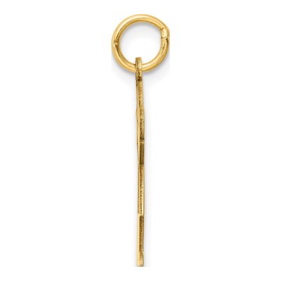 14K Yellow Gold Girl Charm – view 3