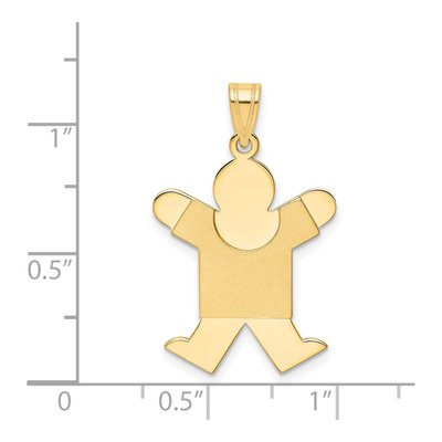 14K Yellow Gold Boy Charm – view 4
