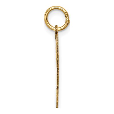 14K Yellow Gold Girl Charm – view 3