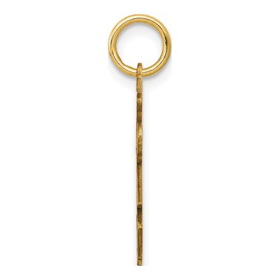 14K Yellow Gold Kids Stars Stripes Kiss Charm – view 3